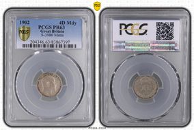 1902 4D S-3986 Matte PR63