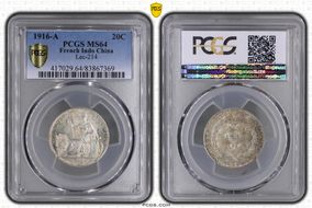 1916-A 20C Lec-214 MS64