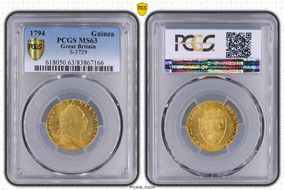 1794 Guinea S-3729 MS63
