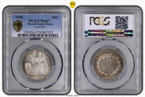 1936 50C Lec-261 MS67