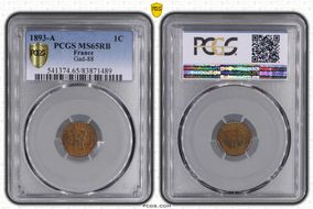 1893-A 1C Gad-88 F-104 MS65RB