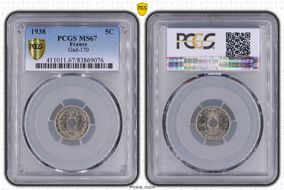 1938 5C Gad-170 F-122 MS67