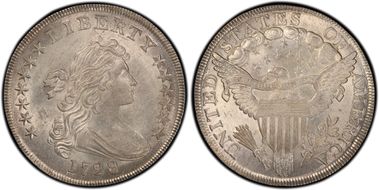 1799/8 $1 15 Reverse Stars MS64