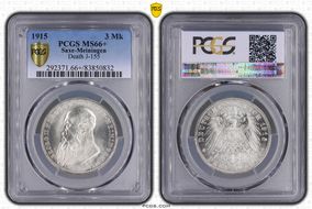 1915 3 Mk Death J-155 MS66+