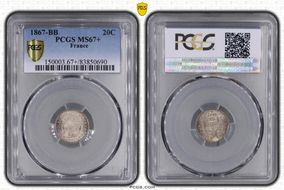 1867-BB 20C Gad-309 F-150 MS67+