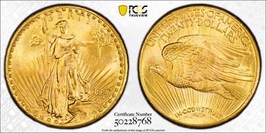 1927 $20 MS66+