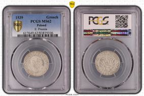 1539 Grosch E. Prussia MS62