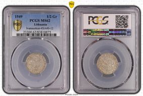 1549 1/2 Gr Ivanauskas-4SA40-12 MS62