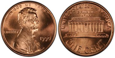 1990 1C MS68RD