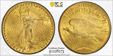 1914 $20 MS62