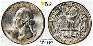 1963 25C DDO & DDR FS-102 MS65