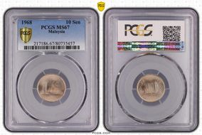 1968 10 Sen MS67