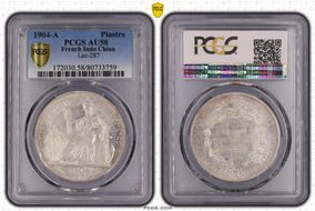 1904-A Piastre Lec-287 AU58