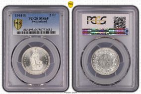 1944 B 2 Fr MS65