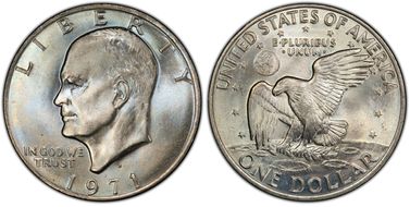 1971-D $1 MS66+