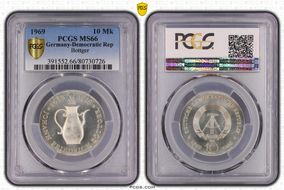 1969 10 Mk Bottger MS66