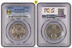 1985-A 10 Mk Humboldt Univ. MS67