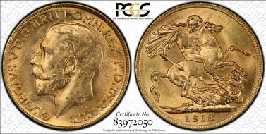 1913-M Sov S-3999 MS64+