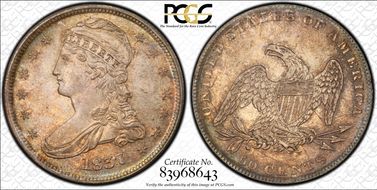 1837 50C GR-18 MS66