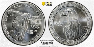 1983-D $1 Olympic MS69