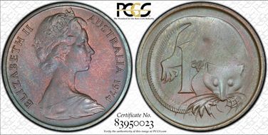 1974 1C KM-62 MS66BN