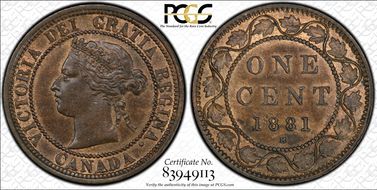 1881-H 1C Doubled Die Obv MS62BN