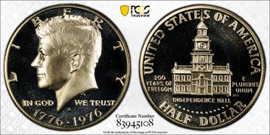 1976-S 50C Silver PR69DCAM