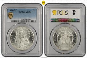 1884-CC $1 MS64