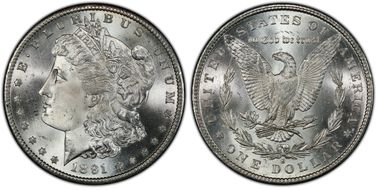 1891-S $1 MS65