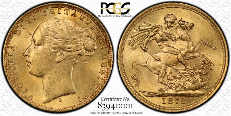 Cert 83940001 - Coin Image