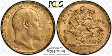 1907-P Sov S-3972 MS63