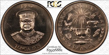 1975 2 Pa F.A.O. KM-49 MS67