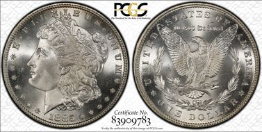 1885 $1 MS67+