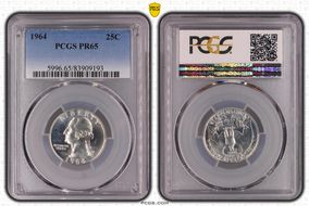 1964 25C PR65