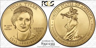 2009-W $10 Julia Tyler MS69