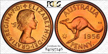 1956 Y. (p) 1D PR62RD