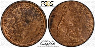 1921 1/2D S-4056 AU58BN