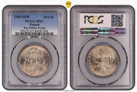 1965 MW P10 Zl Par-P254a Proba CuNi SP67