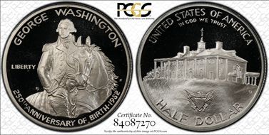 1982-S 50C Washington PR68DCAM