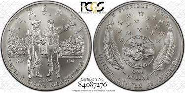 2004-P $1 Lewis & Clark MS69