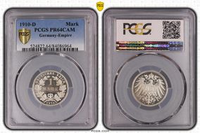 1910-D Mark J-17 PR64CAM