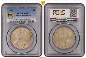 1909 $1 Prid-8 MS61