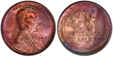 1950-S 1C MS65RB