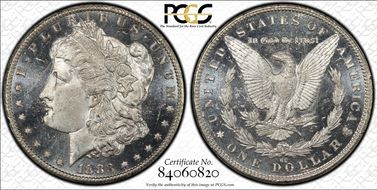 1883-CC $1 MS64DMPL