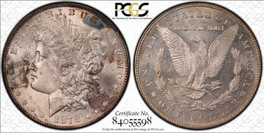 1878 7TF $1 VAM 140 MS63