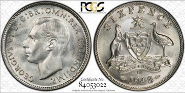 1943-D 6D KM-38  Ag MS65+