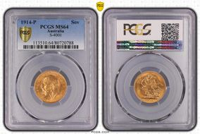 1914-P Sov S-4001 MS64