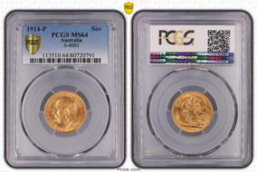 1914-P Sov S-4001 MS64
