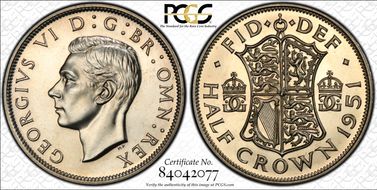 1951 1/2 Cr S-4106 PR67
