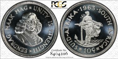1963 10C PR69CAM